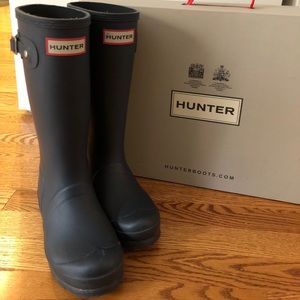 Hunter kids Unisex Original navy boots